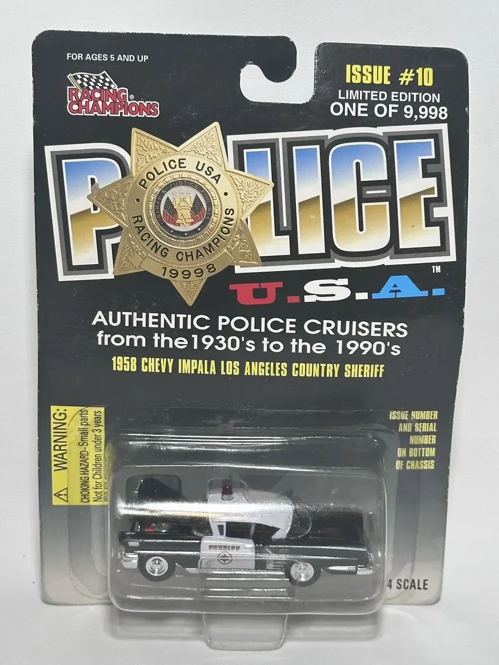 Racing Champions Police USA 1987 Buick Grand National DARE CAR Special Edition